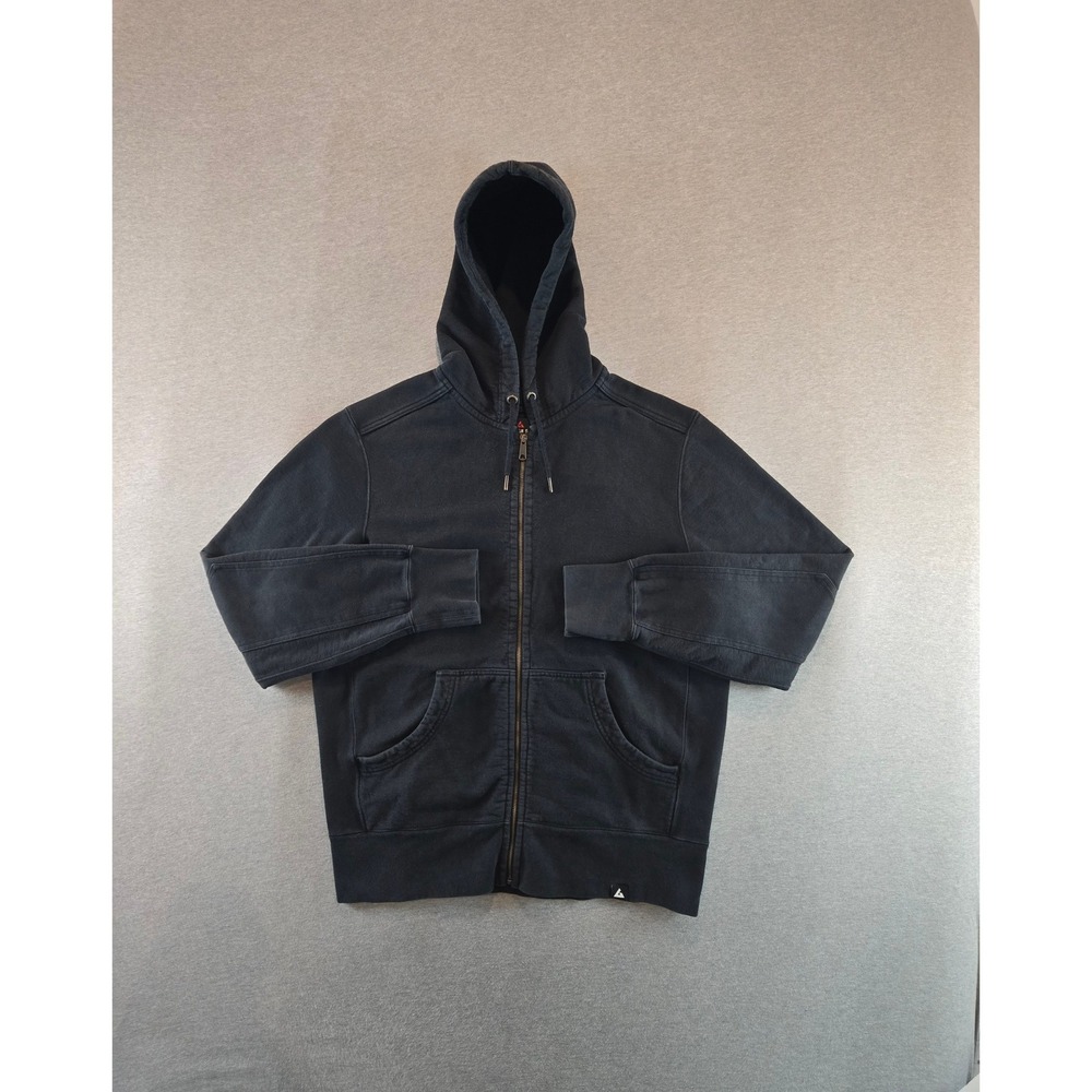 American Giant Hoodie Mens XL Black Full Zip Classic Heavyweight Sweatshirt